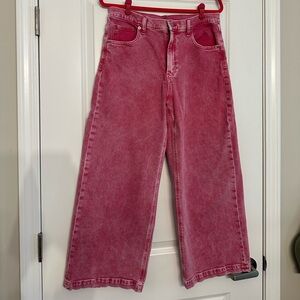 GAP Women's Flare Jeans in Vibrant Pink